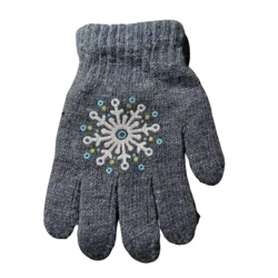 Yoclub! Rękawiczki Wełniane z ABS 16