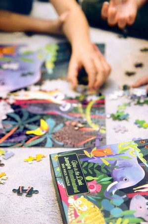 Mudpuppy Puzzle Rodzinne Świecące W Ciemności Dżungla 500 Elementów 8+