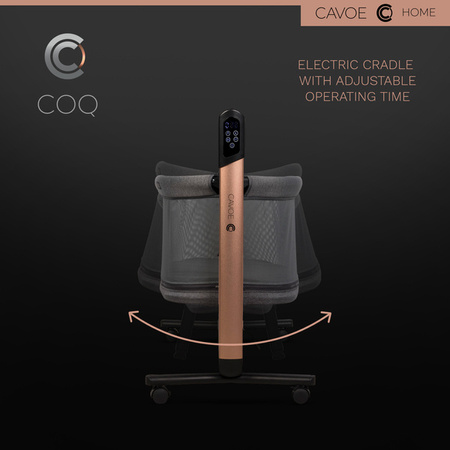 Cavoe Elektryczna kołyska łóżeczko 4w1 COQ Meteorite