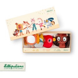 Lilliputiens Zestaw rozwijający zmysły multisensoryczny Lew Jack 0 m+