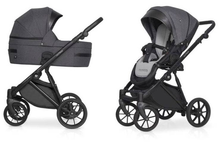 Riko Ultima Wózek Głęboko-Spacerowy 2w1 Anthracite