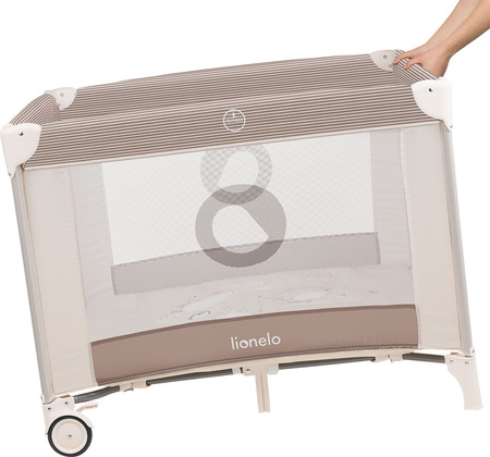Lionelo Bonnie - składany kojec dziecięcy | Beige Sand