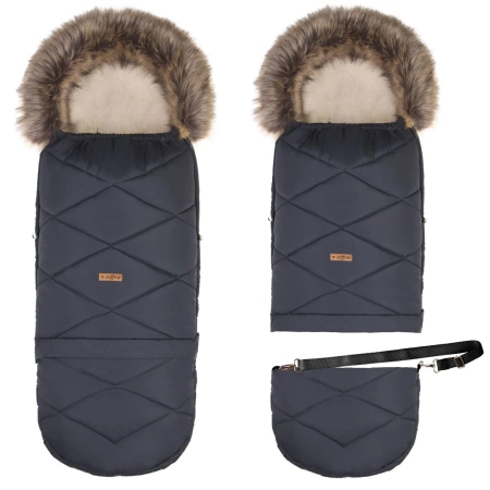 Zaffiro Regulowany Śpiwór z Torbą GrowUP Aspen 0-36m Anthracite