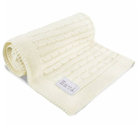 Eevi Kocyk Bawełna Warkocz Limonka