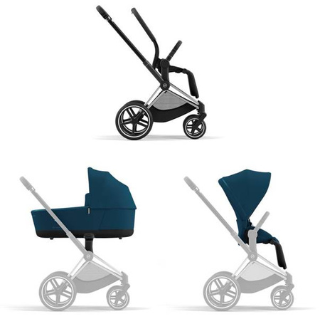 Cybex Priam 4.0 Wózek Spacerowy Mountain Blue