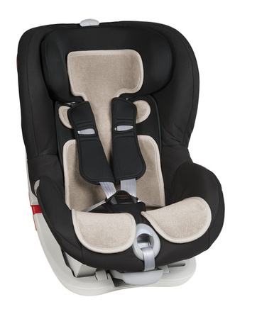 AirCuddle Cool Seat All In One Uniwersalna Oddychająca Wkładka Antypotowa Do Fotelików 0-13 kg, 9-18 kg Oraz Wózków Spacerowych Nut