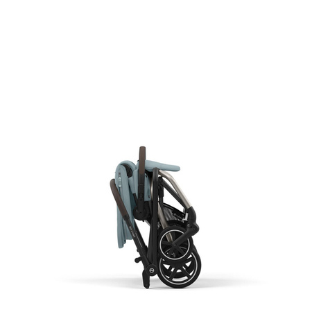 Cybex Eezy S Twist Plus 2 Wózek Spacerowy Rama Taupe Stormy Blue 2024