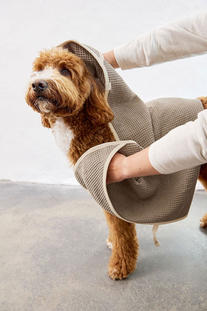 Palopa Ręcznik dla Psa Nobs Taupe M-L