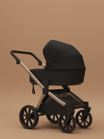 Riko Cava Wózek Głęboko-Spacerowy 02 Coal