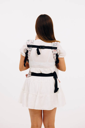 LennyLamb Nosidełko LennyLight Z Tkaniny Żakardowej 61% Bawełna, 39% Wiskoza Bambusowa, Rozmiar Standard - Eagle Rocks - Peak