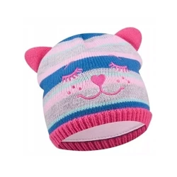 Yo!Club Czapka Zimowa Dziewczęca Sweet Cat 50 - 52cm