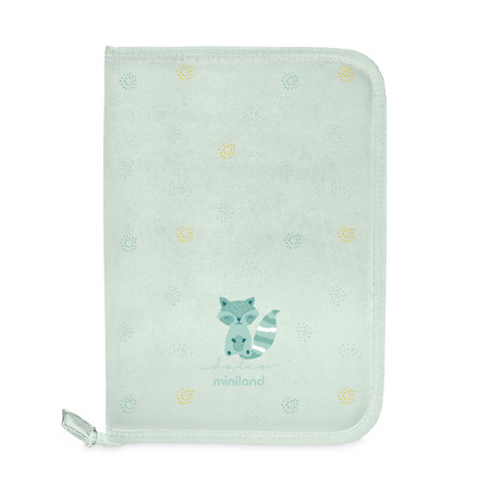 Miniland Etui na Dokumenty/Książeczkę Zdrowia Dolce - Miętowe