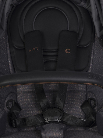 Cavoe Axo Shine Wózek Głęboko-Spacerowy 2w1 + Torba + Adaptery French Grey