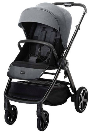 Espiro Only Way Wózek Spacerowy GEL Rama Czarna Silver 117 Graphite Anthracite