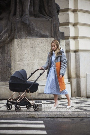 Cybex Mios 2.0 Wózek-Głęboko Spacerowy Wings Jeremy Scott Cherub Blue by Jeremy Scott