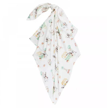 Bonjour Cherie Bambusowy Otulacz Mały 70x70cm Paris
