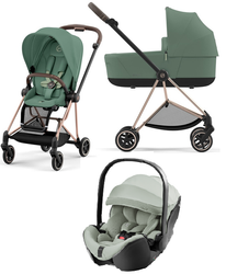 Cybex Mios 3.0 Wózek Głęboko-Spacerowy + Britax Romer Baby-Safe Pro Fotelik Samochodowy 0-13kg 