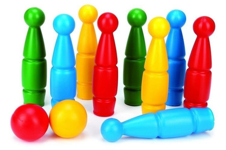 Wader Kolorowe Kręgle Do Zabawy