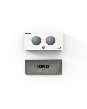 IZIPIZI Okulary Przeciwsłoneczne dla Dzieci 9-36 msc Pastelowy Róż D