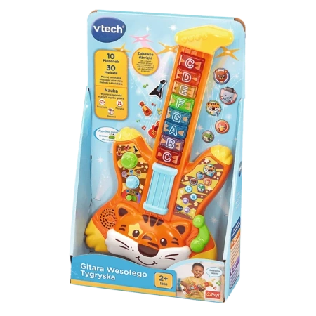 V-Tech Zabawka Interaktywna Gitara Wesołego Tygryska
