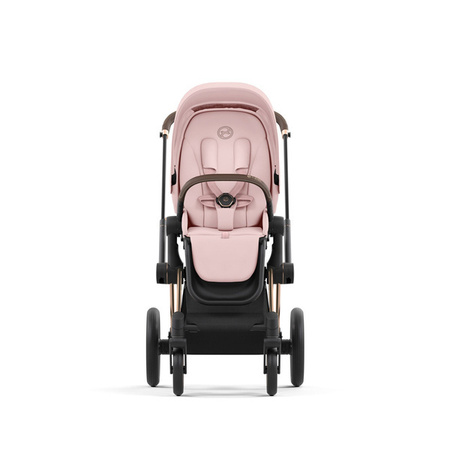 Cybex Priam 4.0 Wózek Głęboko-Spacerowy + Fotelik Samochodowy Cloud T 0-13kg Peach Pink