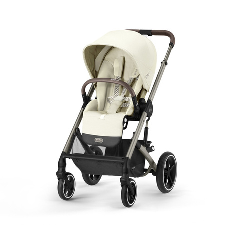 Cybex Balios S Lux Wózek Głęboko-Spacerowy Seashell Beige 2023 Rama Taupe