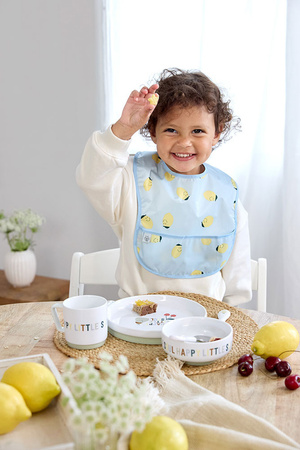 Lassig Zestaw śliniaków wodoodpornych 2szt. 6m+ Happy Fruits Lemon