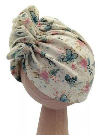 Baby in World Turban Niemowlęcy Sweet Flowers 0-3 mc