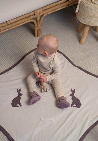 Lodger Polarowy Wielofunkcyjny Otulacz Do Fotelika Samochodowego Szary Fleece Drizzle