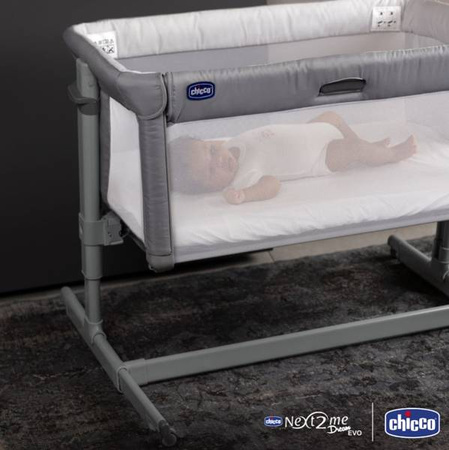 Chicco Next2me Dream Evo Łóżeczko Dostawne Grey Re_Lux