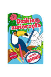 Trefl Kolorowanka Z Naklejkami Dzikie Zwierzęta