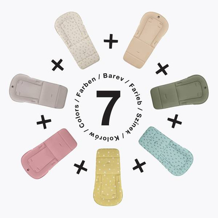 Petite&Mars Gusto Complete Krzesełko Do Karmienia Ochra Crowns