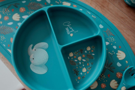 Sassi Talerz silikonowy z przyssawką Słonik