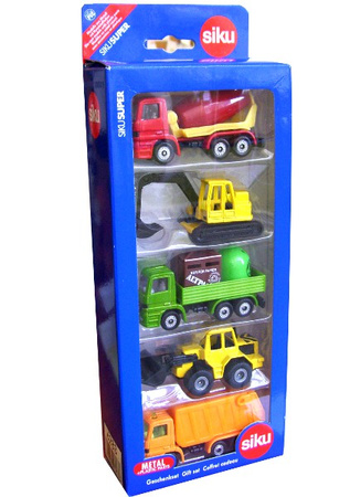 Siku Super Zestaw Aut Budowlanych 5 Aut Specjalnych