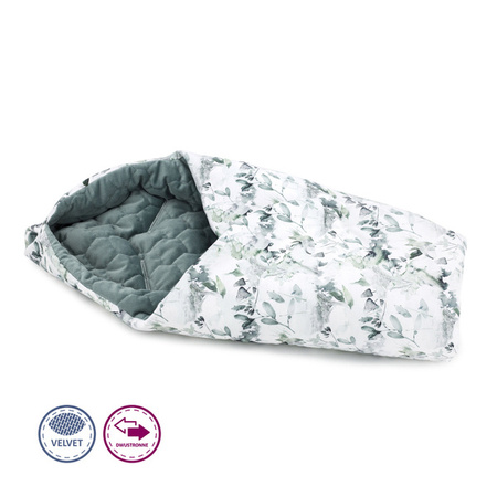 Makaszka Kocyk Do Fotelika Sage Green