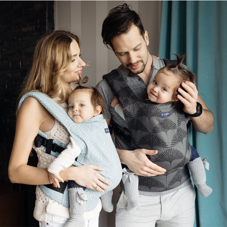 Zaffiro City Nosidło Ergonomiczne Beige Leaves