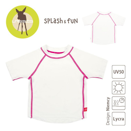 Lassig, Koszulka T-shirt do pływania White, UV 50+