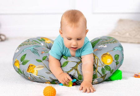 Poduszka gniazdko z nadrukiem PFG3 FM44 Grey