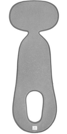 Simple Wool More Merry + Wkładka Termoaktywna Antypotowa Do Fotelika 9-25 kg Szary