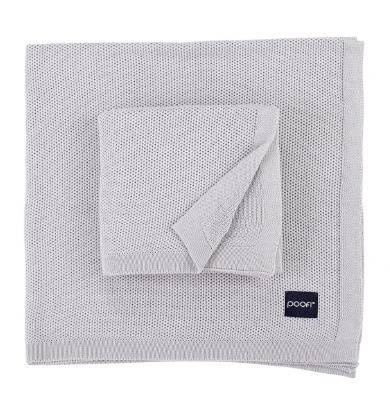 Poofi Faro Otulacz Bambusowy 85x85 Jasny Szary