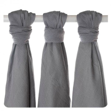 Xkko Pieluszki Bambusowe 70x70cm 3szt. Silver