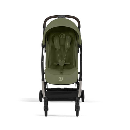 Cybex Orfeo Wózek Spacerowy Rama Taupe Moss Green 2025 + Cybex Pałąk