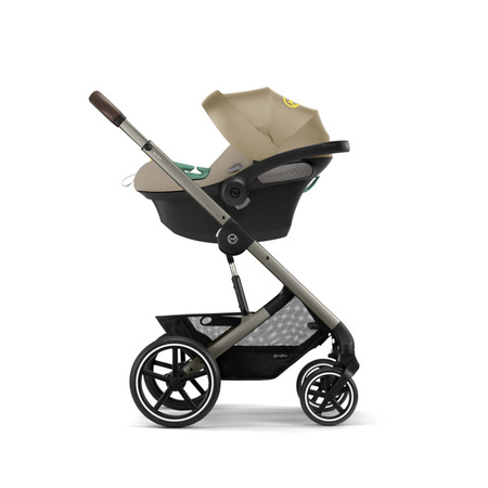 Cybex Balios S Lux Wózek Głęboko-Spacerowy Seashell Beige 2023 Rama Taupe