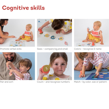 Taf Toys Moja Pierwsza Gra Wędkarska Magnetyczna Zabawka Edukacyjna