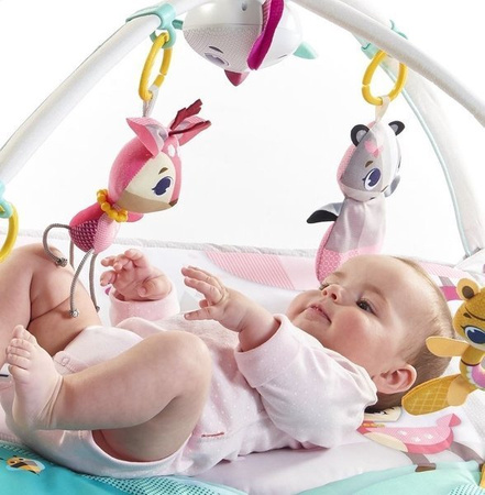 Tiny Love Gimnastyka Mata Edukacyjna z Pałąkami - Świat Małej Księżniczki