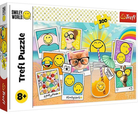 Trefl Puzzle 300 Elementów Smiley Na Wakacjach