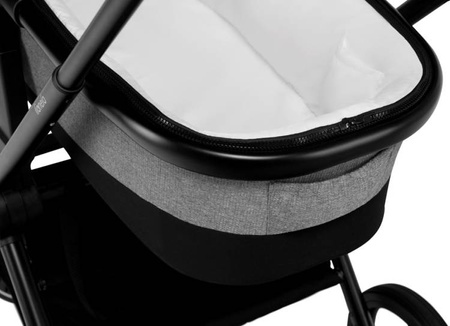 Lionelo Mika Wózek Głęboko-Spacerowy 2w1 Grey Stone