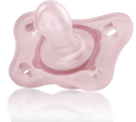 Chicco Smoczek Uspokajający Physioforma Mini Soft Silikonowy 0-2m Boy 2 Szt Girl