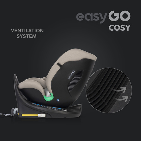 Easy Go Cosy Fotelik Samochodowy 0-36 kg Taupe