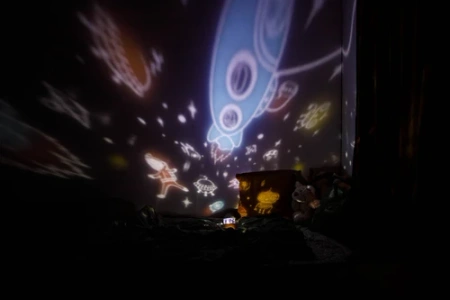 InnoGIO GioStar House Projektor z Pozytywką Dla Dzieci Domek